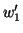 $\displaystyle w_1'$