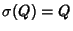 $\sigma(Q)=Q$