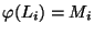 $\varphi(L_i)=M_i$