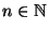 $n\in \mathbb N$