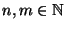 $n,m\in \mathbb N$
