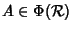 $A\in \Phi({\cal R})$