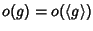 $o(g)=o(\left\langle {}g\right\rangle)$