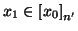 $x_1\in\left[x_0\right]_{n'}$