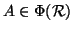 $A\in \Phi({\cal R})$