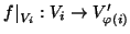 $ \setbox\restrictbox=\hbox{$\hbox{$f$}_{V_i}$}\setbox0\hbox{$f$} {{f} \vrule w...
..., \hbox{\vrule depth\dp0 height \ht0 width0pt}_{V_i}} :V_i \to V'_{\varphi (i)}$