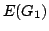 $\displaystyle E(G_1)$